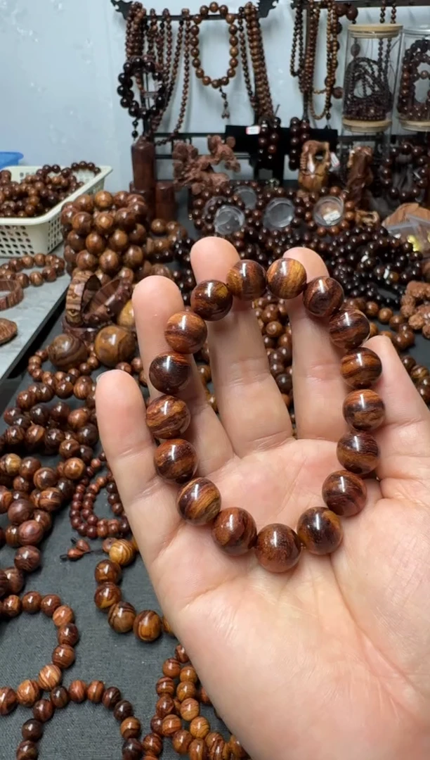 【闪购商品】黄花梨/降香黄檀手串/手链正宗1.2规格海黄手串