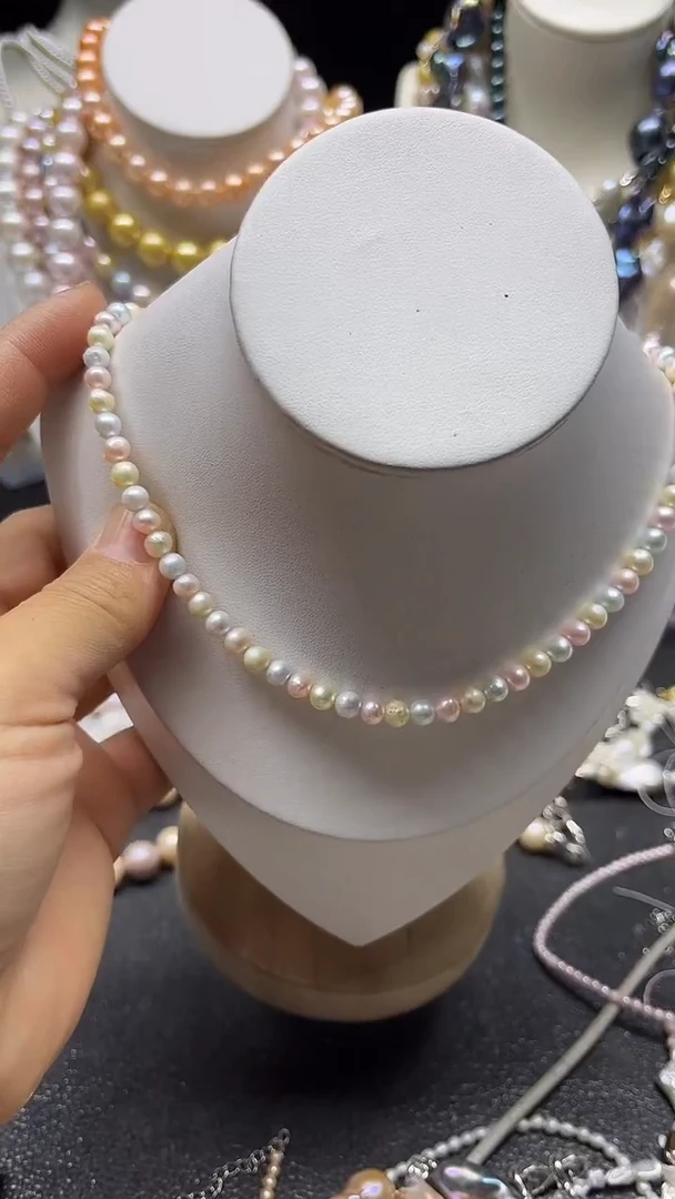 颈饰未镶嵌淡水珍珠多人
