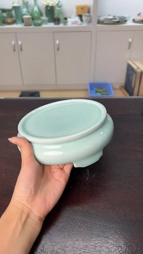 龙泉云间青瓷小米茶器