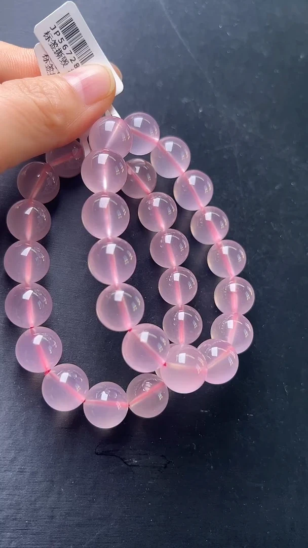 未镶嵌手串水晶多样性发一马粉手串13mm+ JP56728