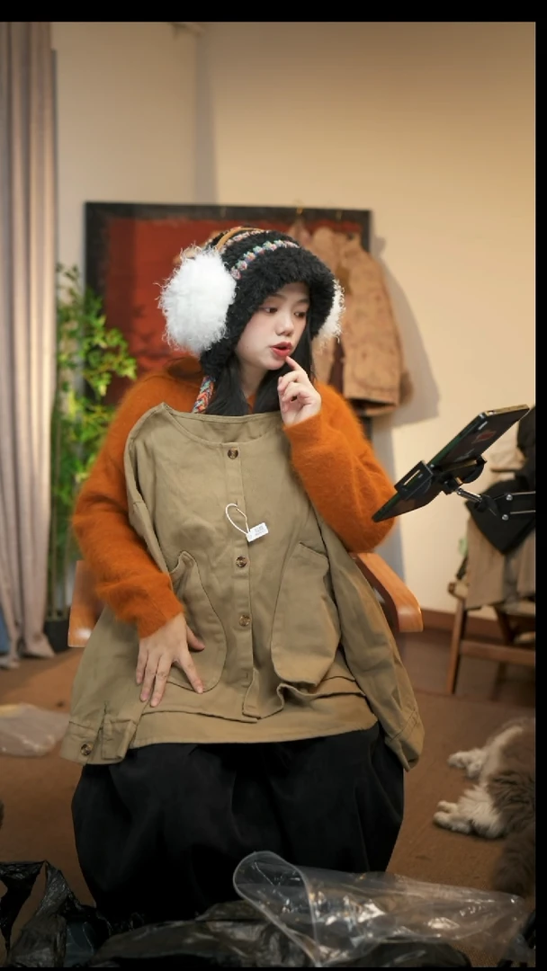 NO退NO换 卡其外套