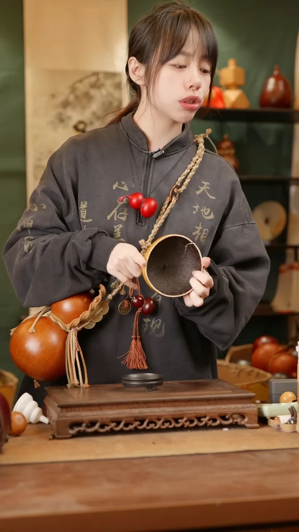 212号精品天然大漆酒葫芦一物一拍~