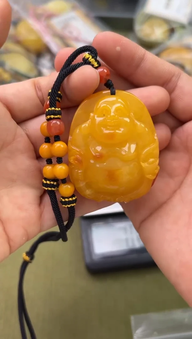 裸石琥珀未镶嵌琥珀蜜蜡吊坠
