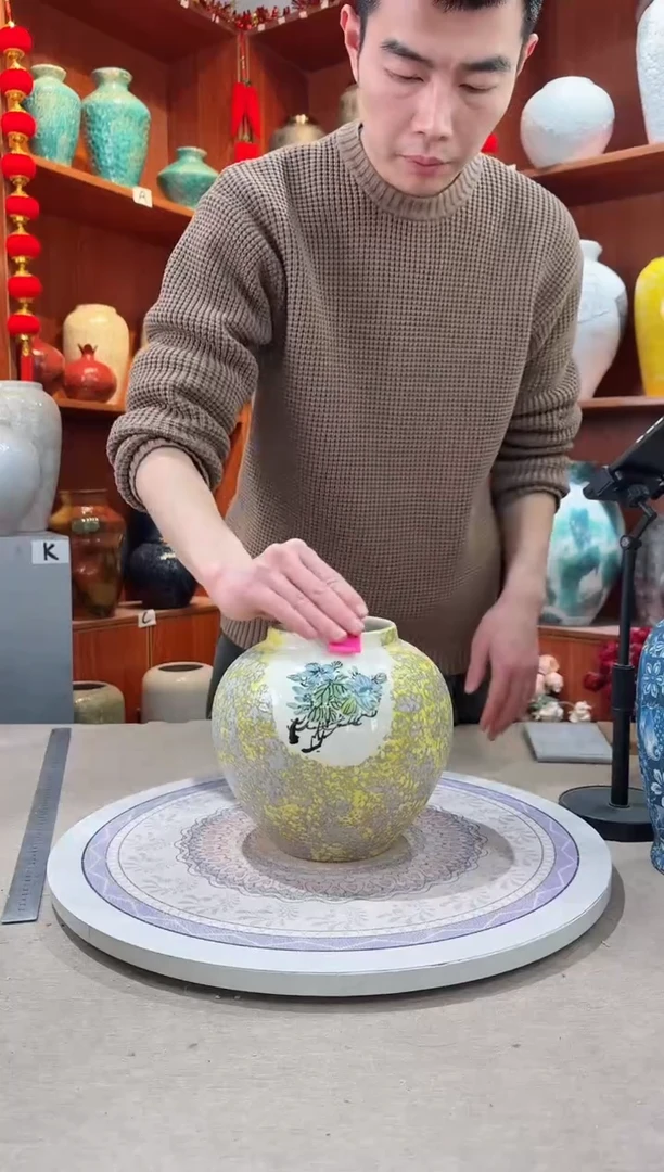 【闪购商品】瓶陶瓷花瓶 无花 微瑕a791