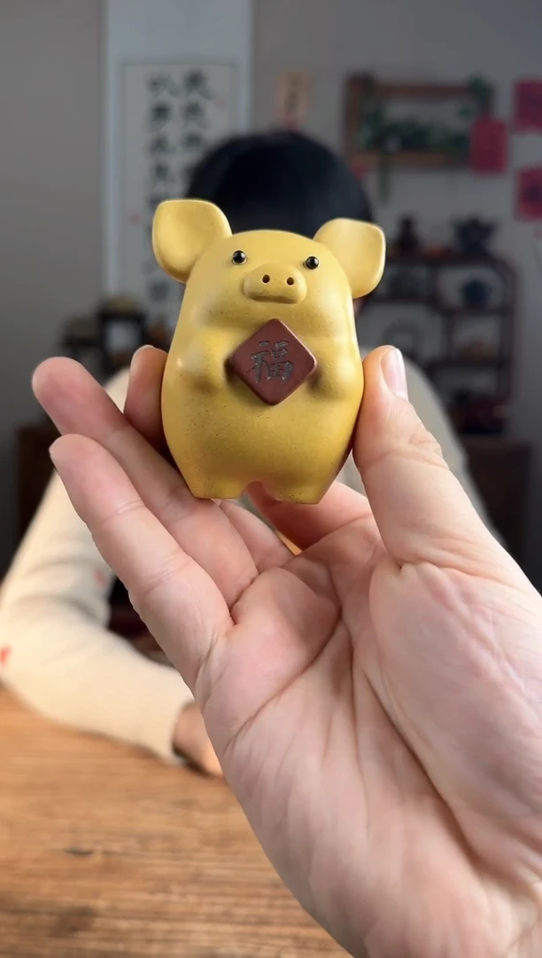 【闪购商品】紫砂茶壶小辅猪   茶宠