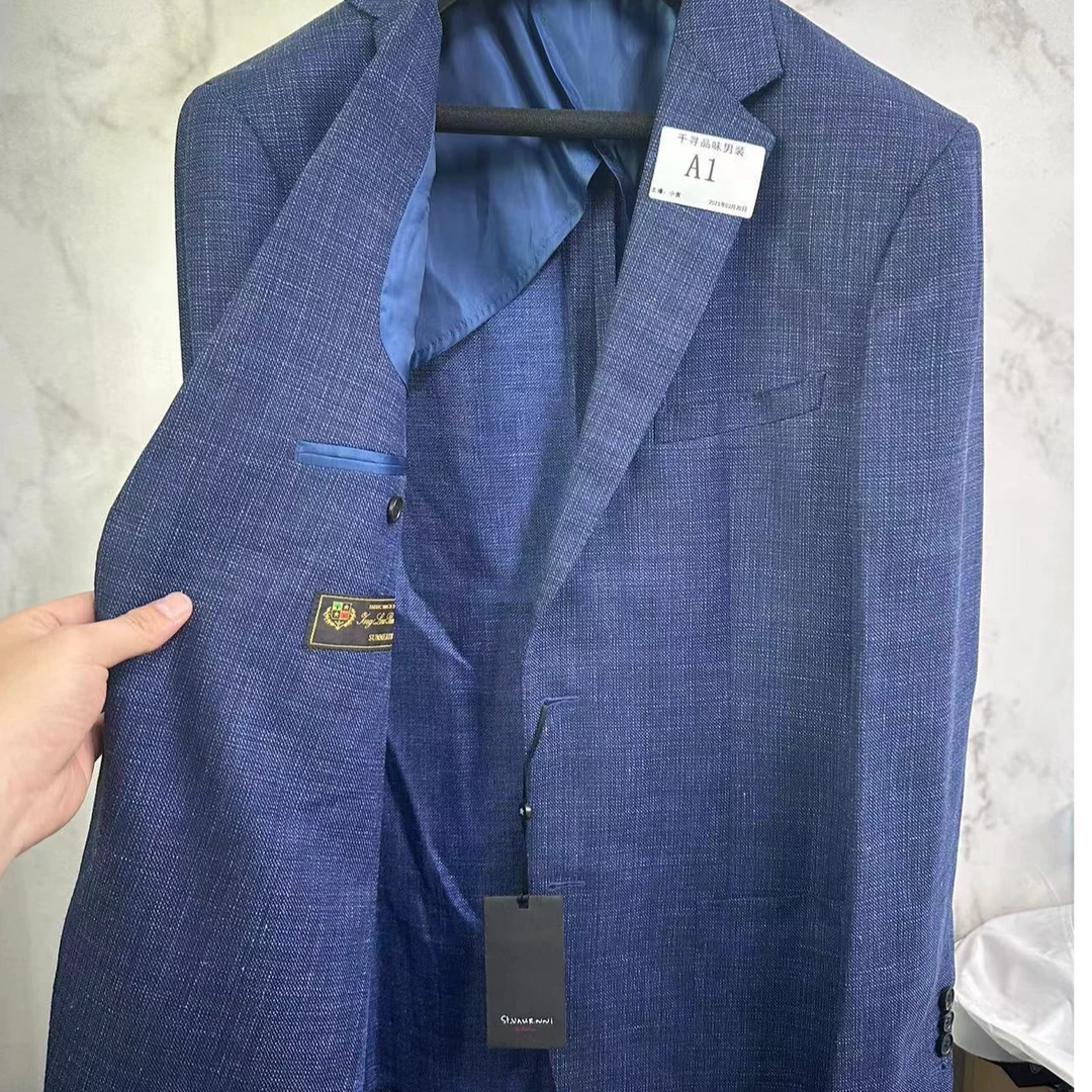 整理了一批直播间孤品高货进口面料西装