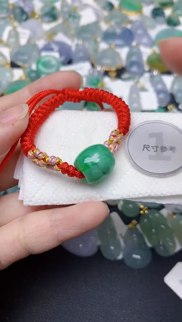 颈饰未镶嵌翡翠天然缅甸A货翡翠