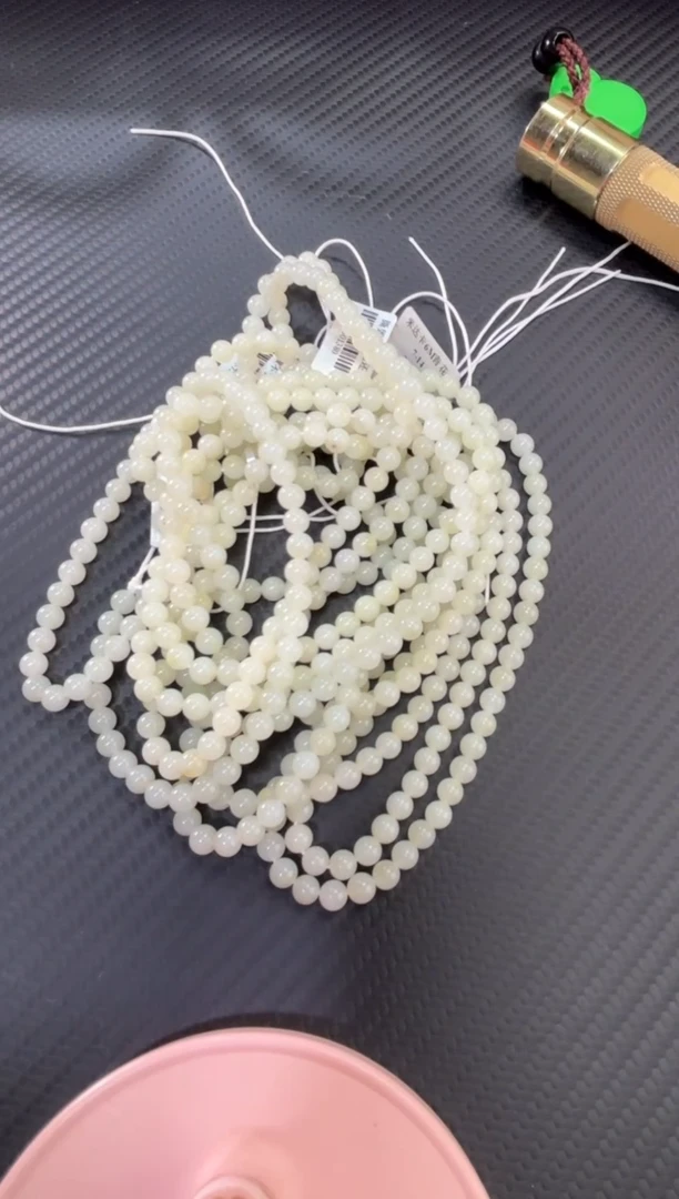 和田玉未镶嵌项链且末微色差米达卡6长链多样性发货拍一发一M