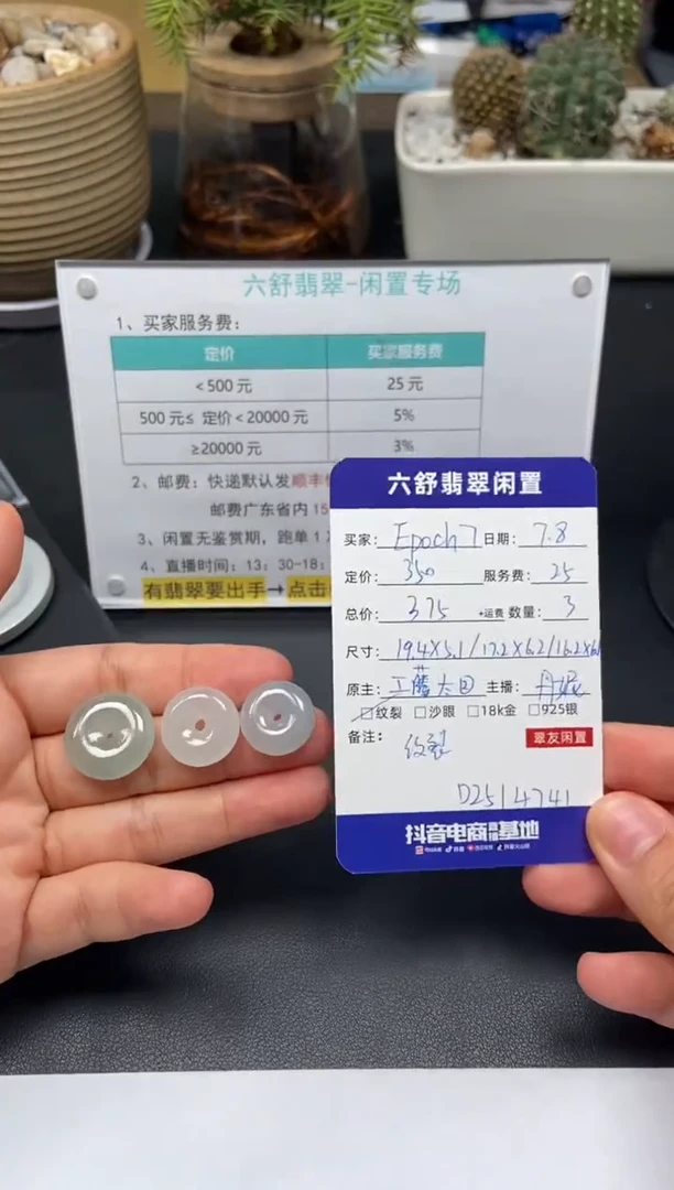 翡翠未镶嵌颈饰E****7D2514741