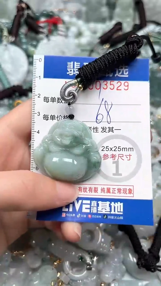 【闪购商品】翡翠颈饰未镶嵌00..3529