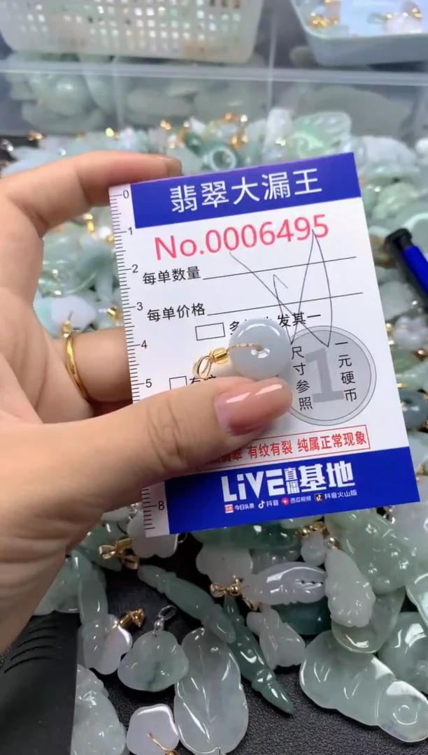 颈饰未镶嵌翡翠6495