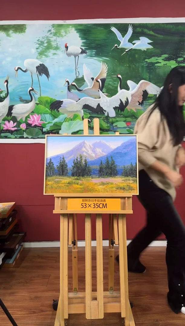 油画【46号】约53*35cm丨朝鲜原创纯手绘孤品油画丨顺丰包邮
