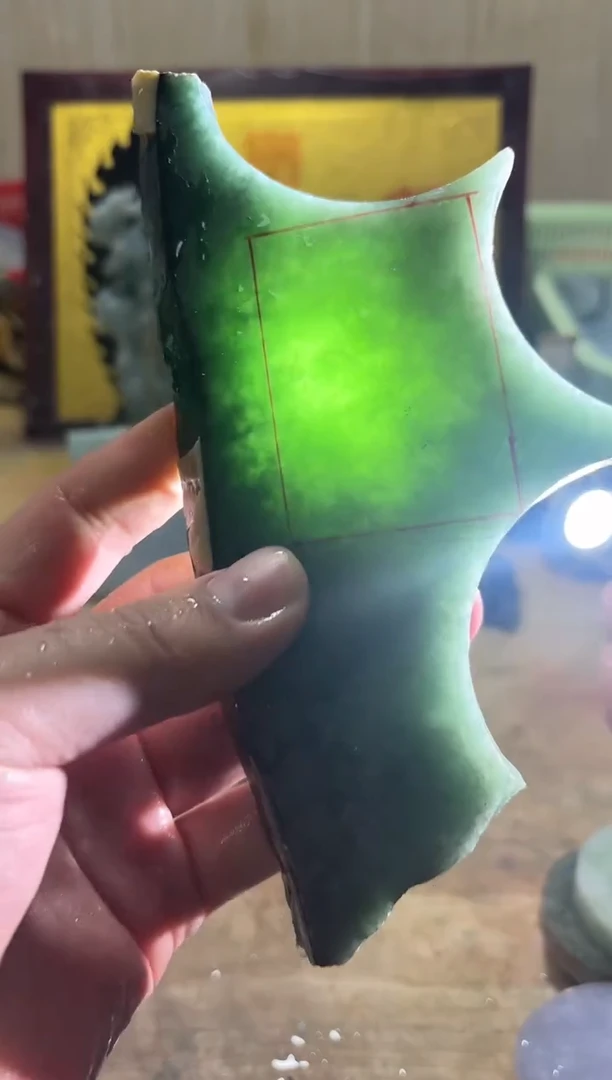 未镶嵌挂件翡翠A货常星6919