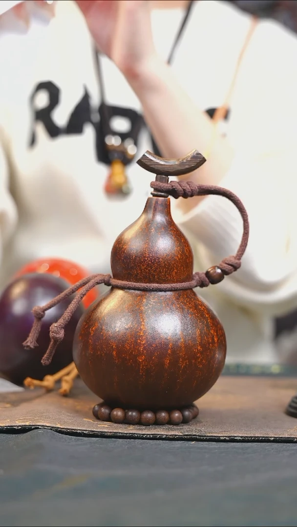 【闪购商品】XT221大漆酒葫芦不包手串及旋转底座