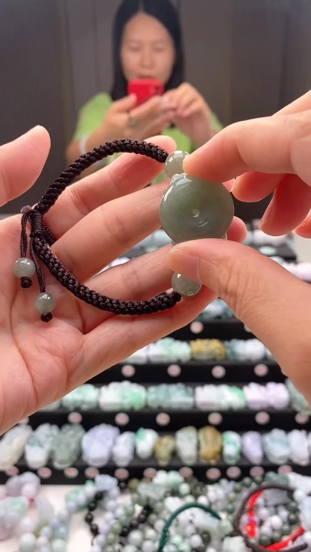 未镶嵌手链翡翠可**限平安扣手绳