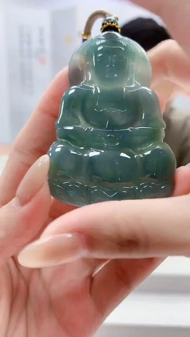 未镶嵌定制翡翠4917lr-毛货挂件116