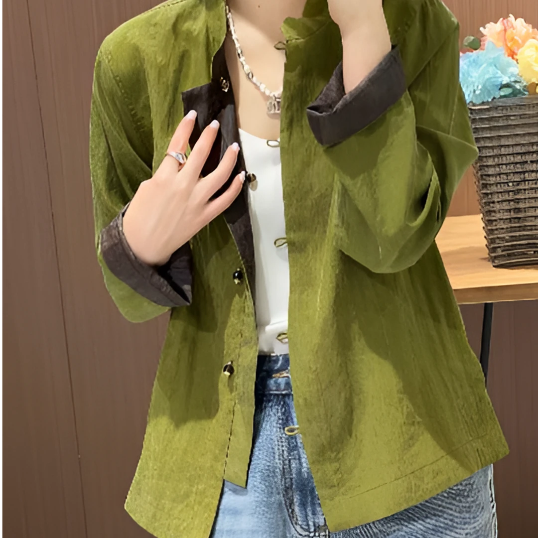 【苏西】高级简约舒适时尚休闲百搭外套WT3004