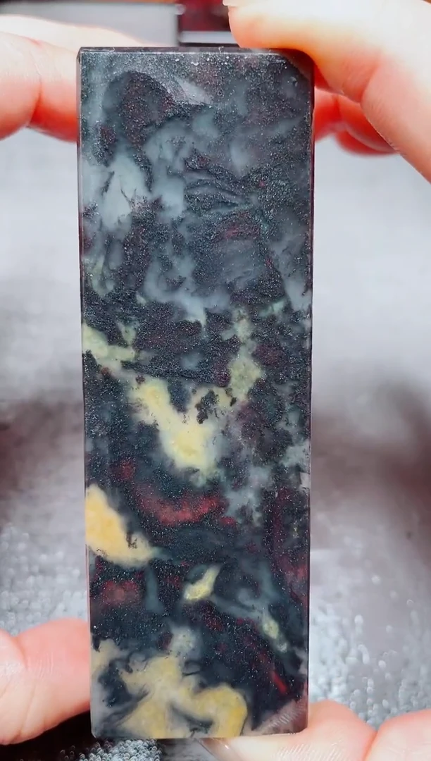 玉桂林鸡血玉素章--9