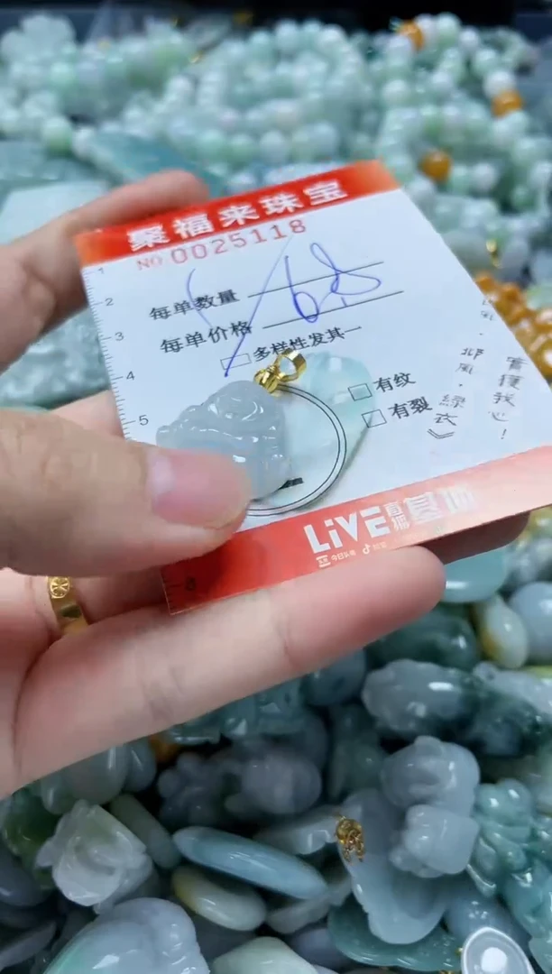 【闪购商品】翡翠颈饰未镶嵌闪购0025118多样性发其一