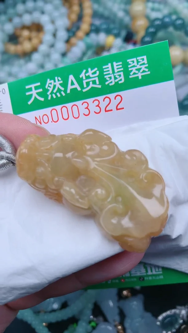 翡翠未镶嵌颈饰.0003322