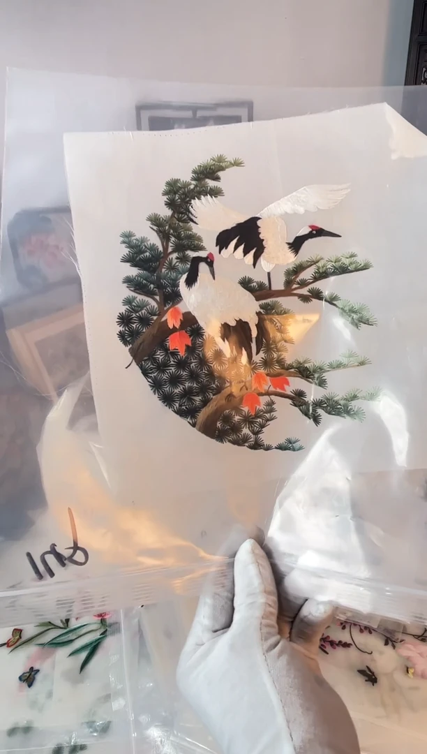 织绣纯手工苏绣双面绣苏绣149