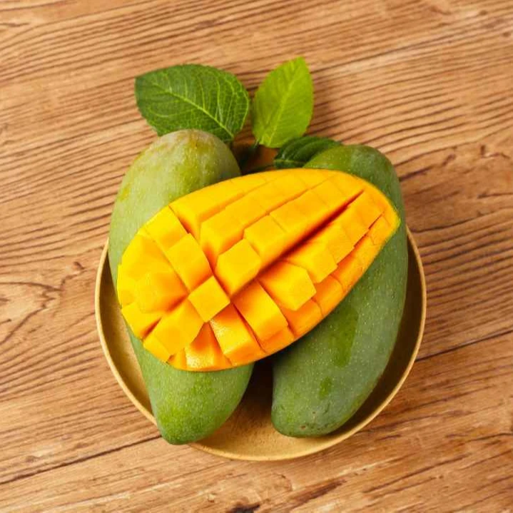 【放软后食用】四川攀枝花金煌大芒果热带水果青皮金煌芒带箱10斤