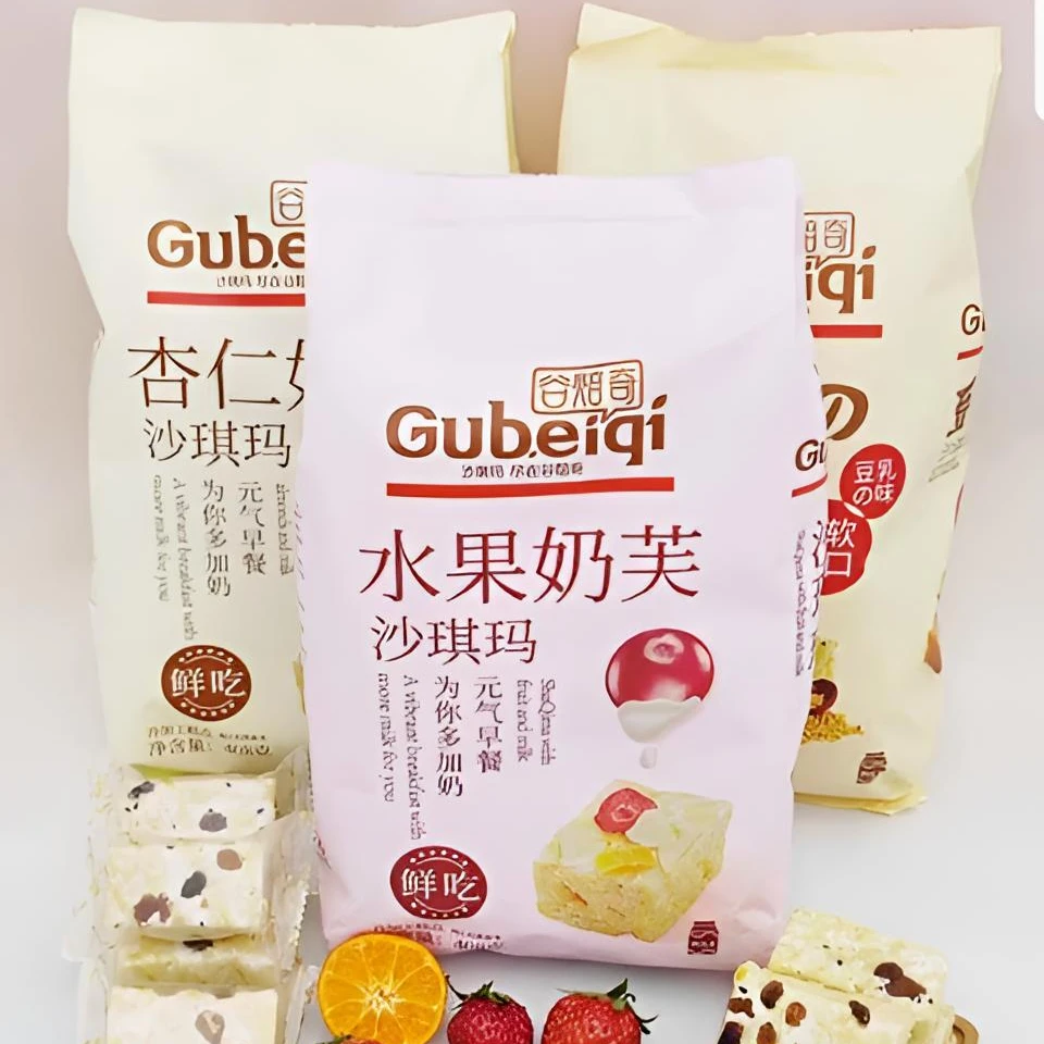 【SH D】HL谷焙奇奶芙沙琪玛408g/袋*4混发