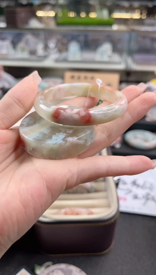 未镶嵌手镯石英质玉51圈口（赠品镯心）s88934