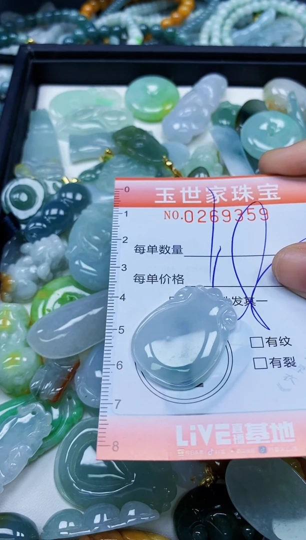 翡翠未镶嵌颈饰闪购0269359