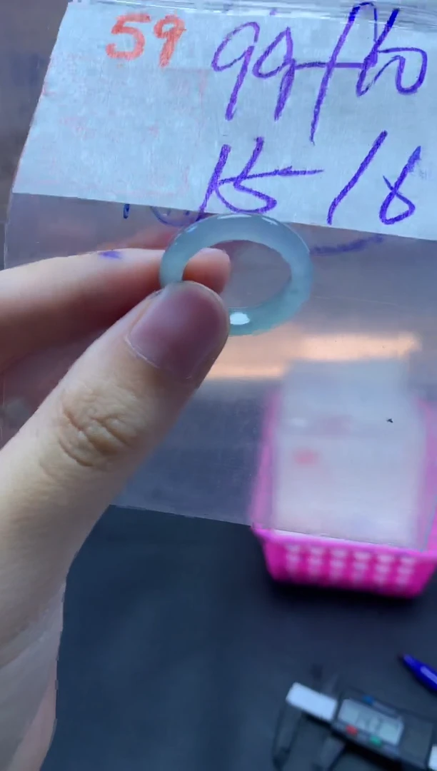 未镶嵌定制翡翠戒圈15-16#109毛货需精细抛光