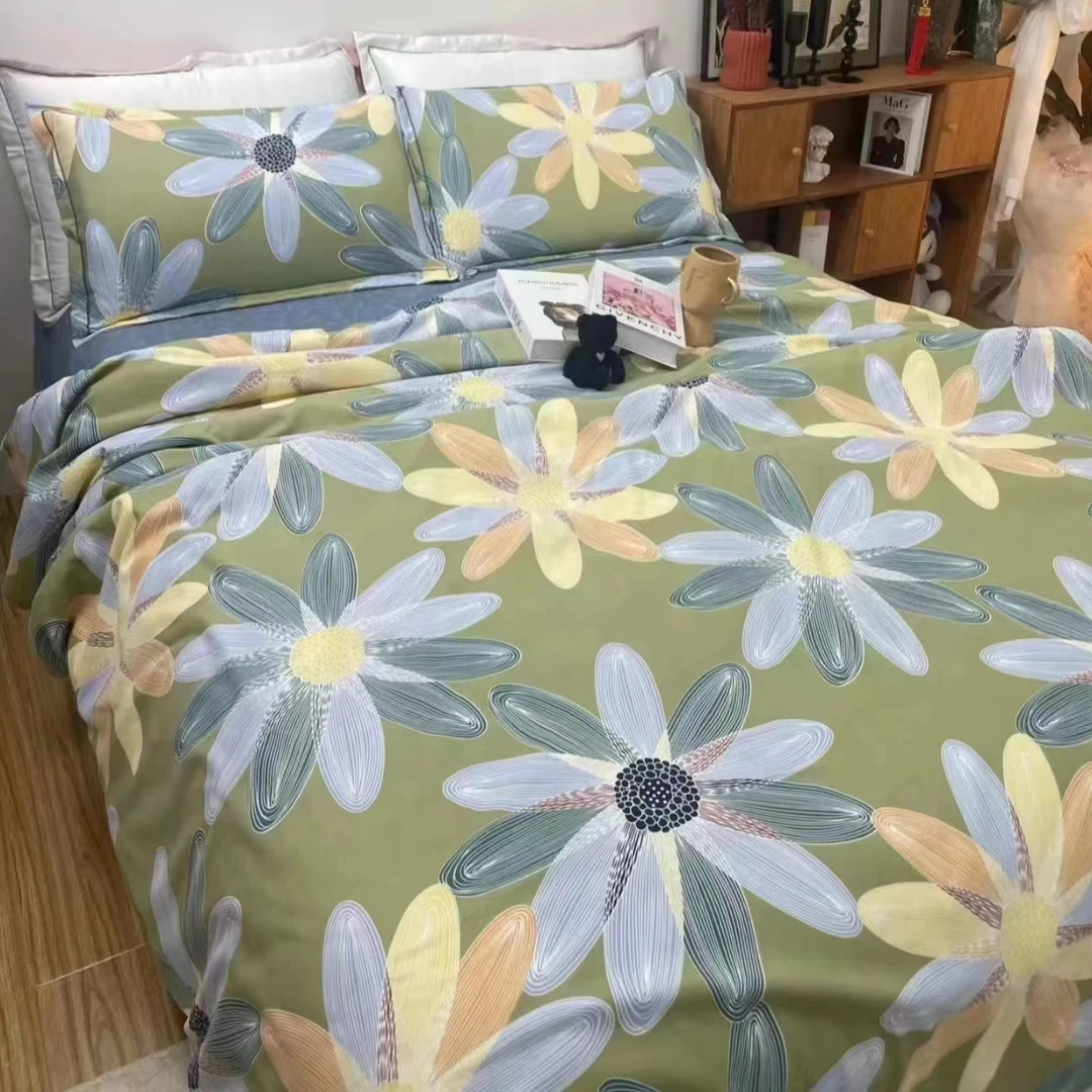 七里香-四件套2025秋季套装轻奢高端印花柔软亲肤多功能透气