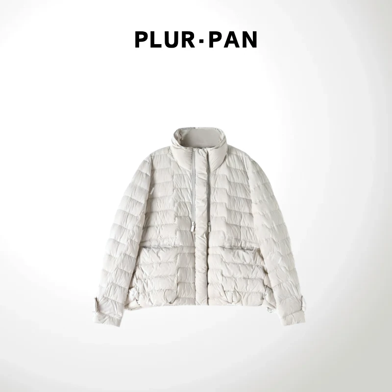 PLUR·PAN【腔调冬日】立领轻型双拉链保暖百搭羽绒服