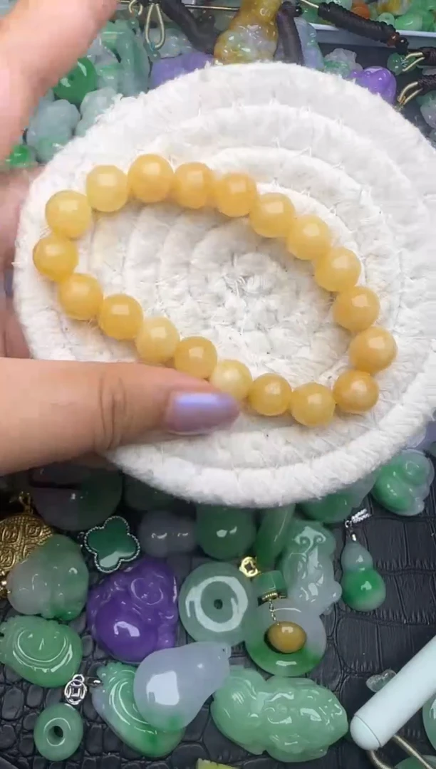 颈饰未镶嵌翡翠缅甸翡翠吊坠