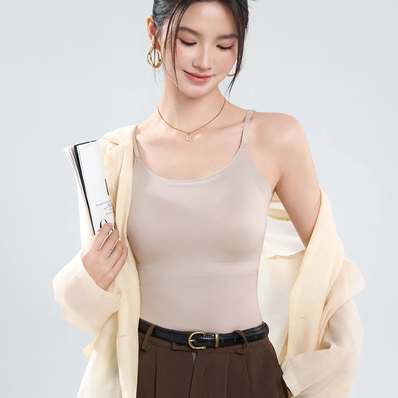2025新款春夏凉感必备内搭一体杯吊带背心百搭神器6631