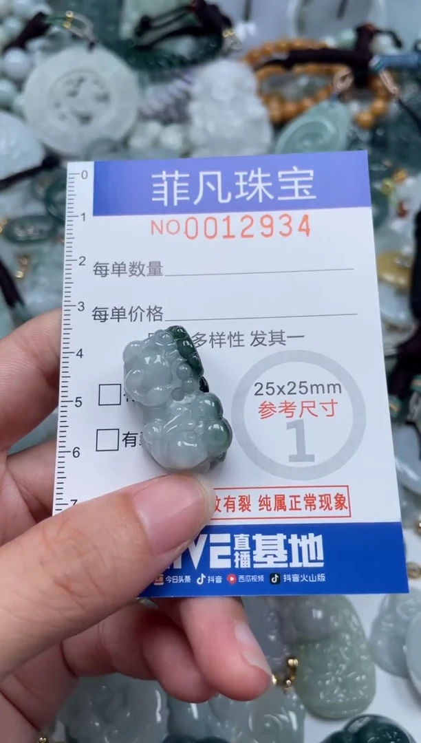 颈饰未镶嵌翡翠12934