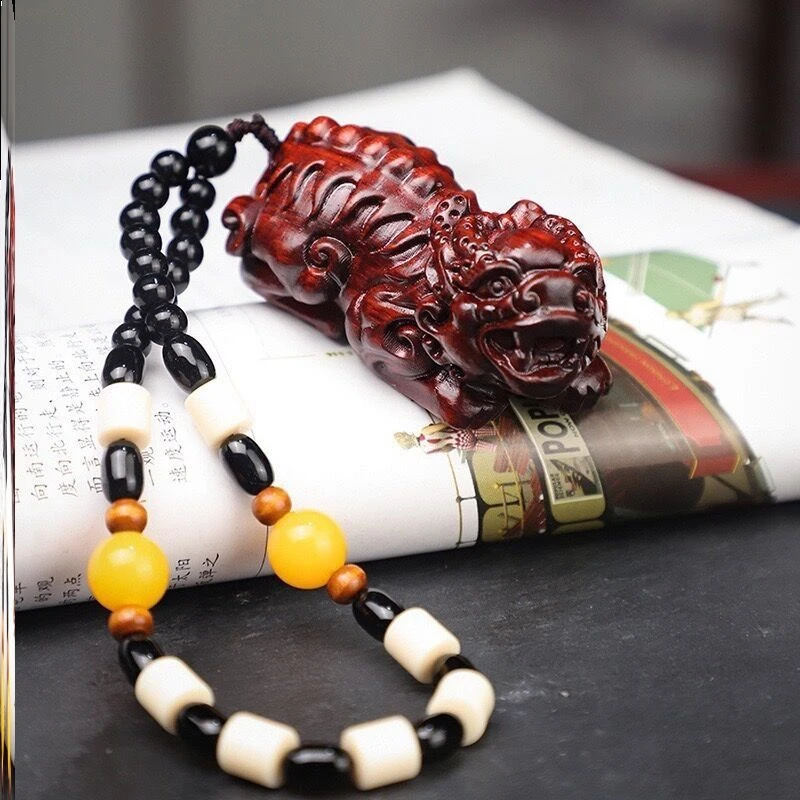 壶手把件木质小壶摆件檀木小茶壶随身文玩工艺品挂件配饰