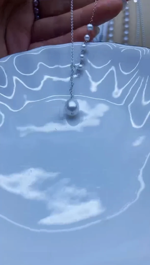 项链银S925镶嵌淡水珍珠项链多样性发其一