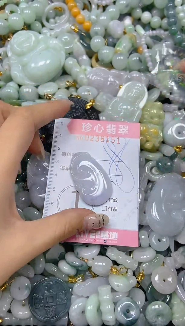 翡翠未镶嵌颈饰闪购0238151