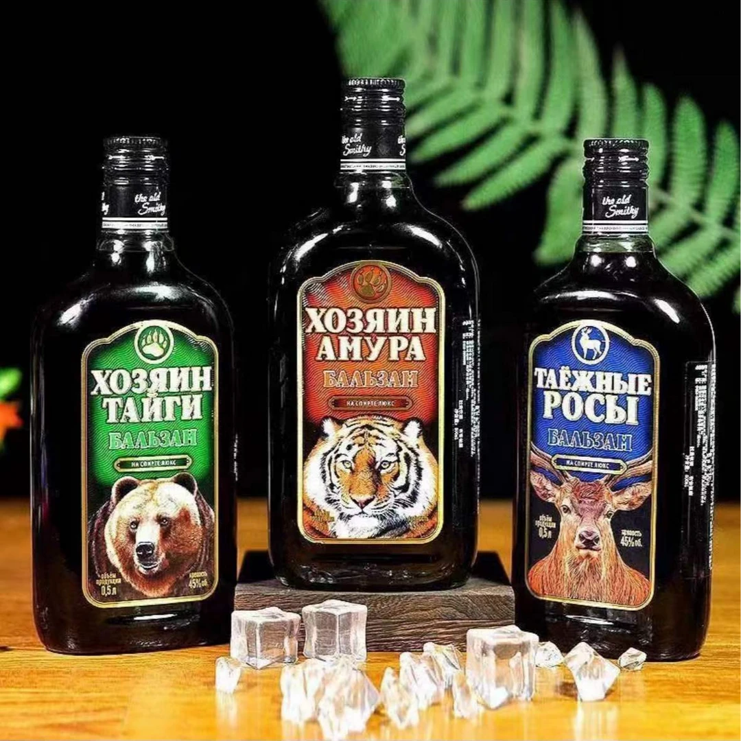 俄罗斯原装进口阿穆尔王者配制酒
