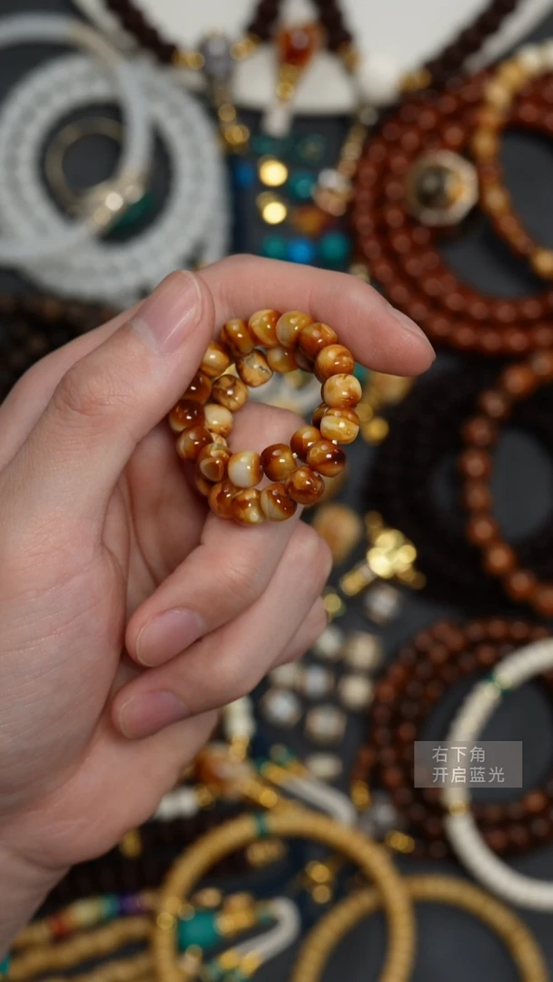 手串蜜蜡未镶嵌蜜蜡手串