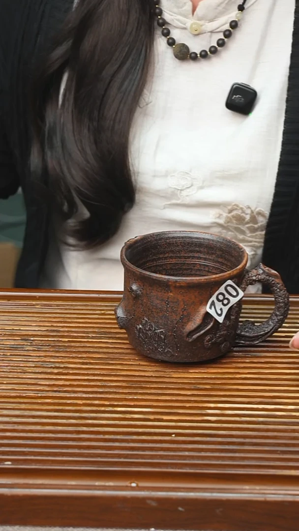 万古烧粗陶手工茶具