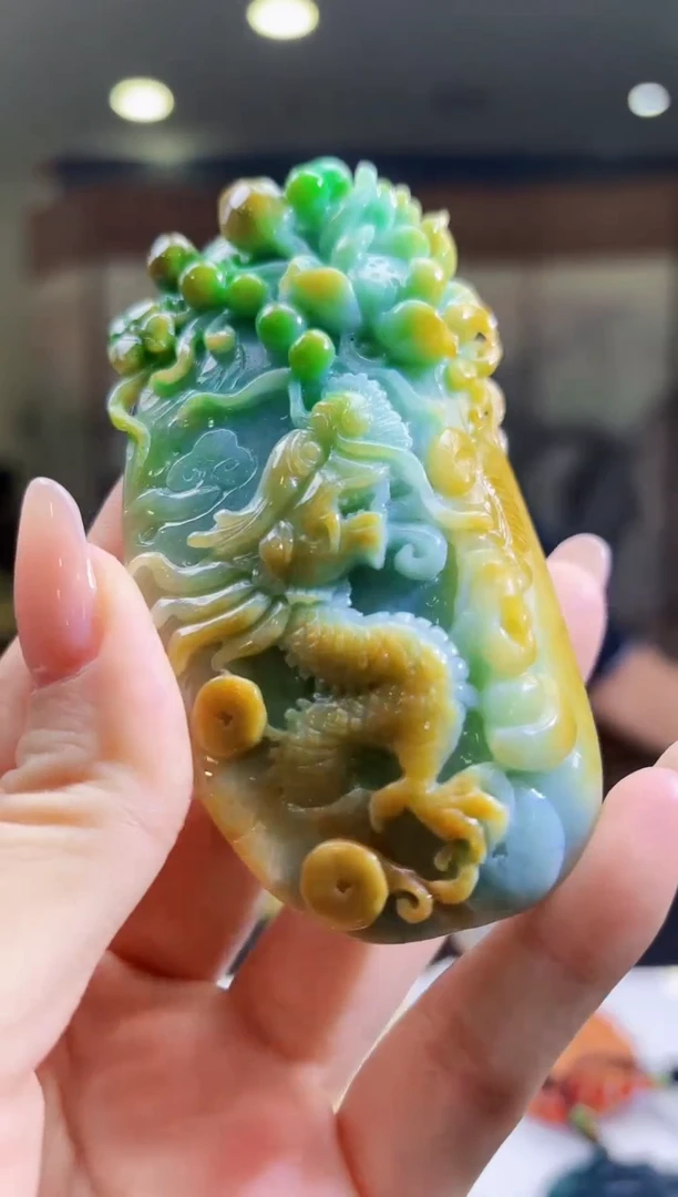 定制翡翠未镶嵌03/0705/Y/龙