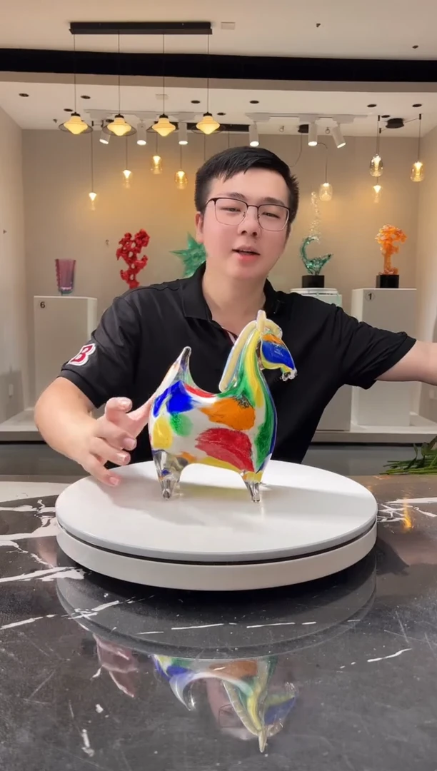 摆件巴比特美学 彩虹马