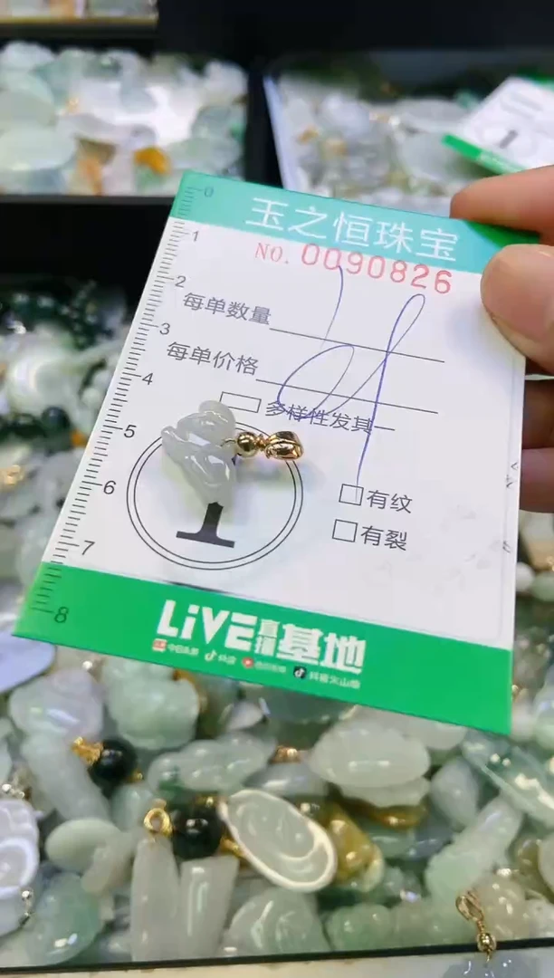 翡翠未镶嵌颈饰闪购0090826