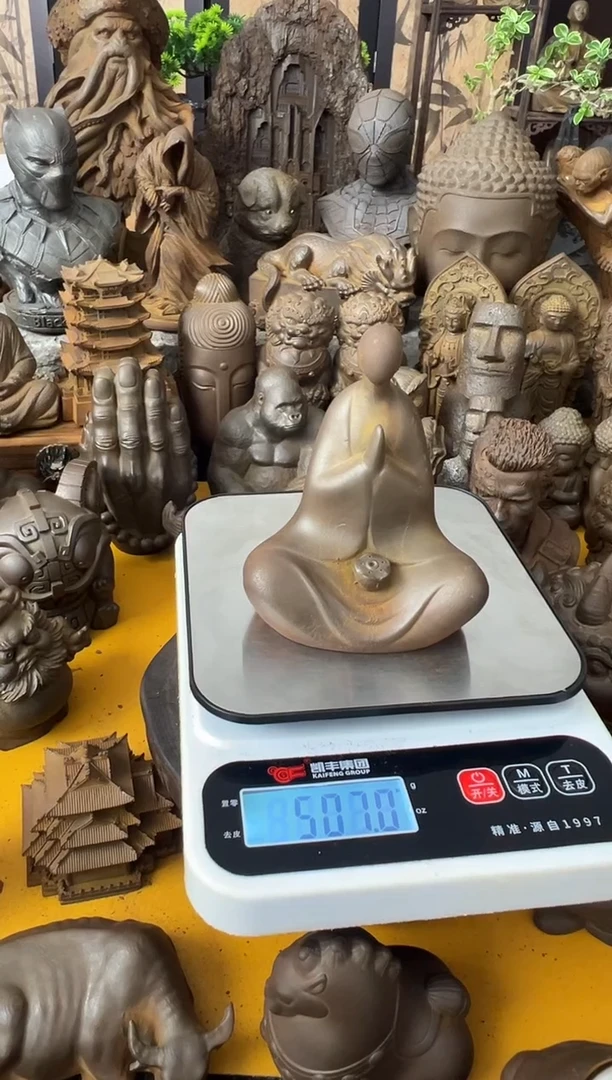 铁国潮家居创意摆件-线香无相佛