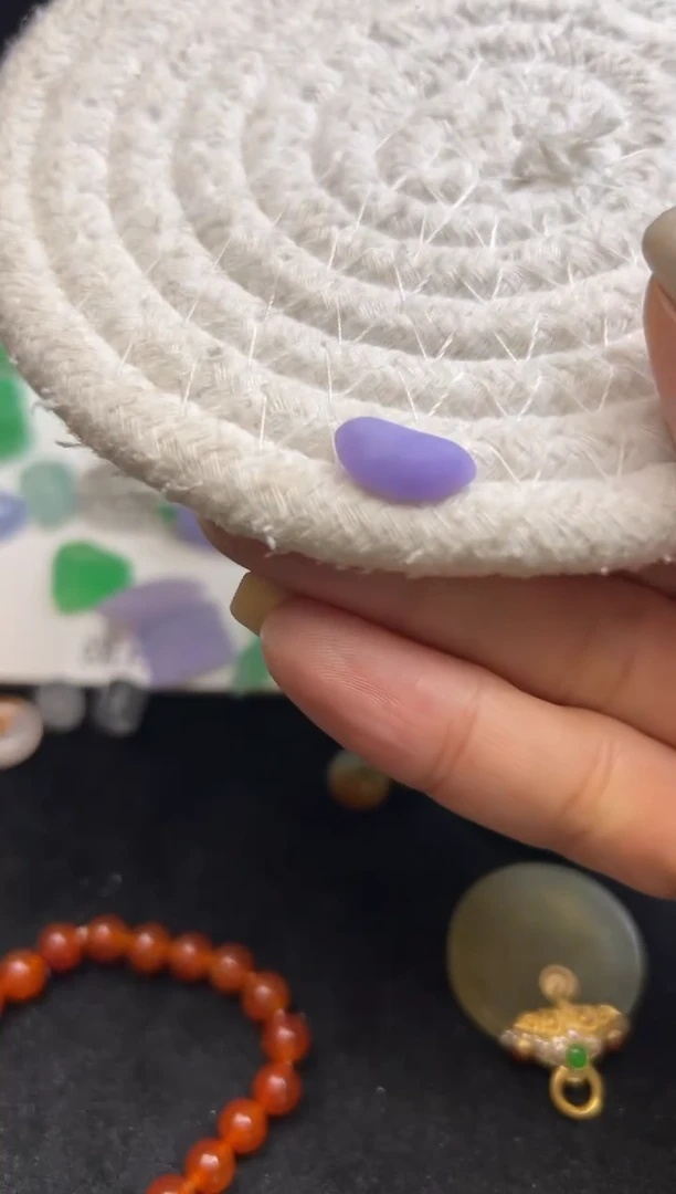 未镶嵌定制翡翠紫随行/毛货/3500+350