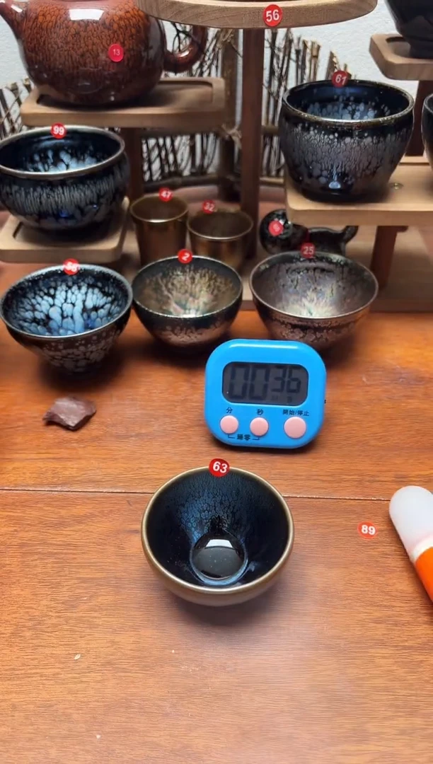 茶盏王*63号建盏工匠茶器