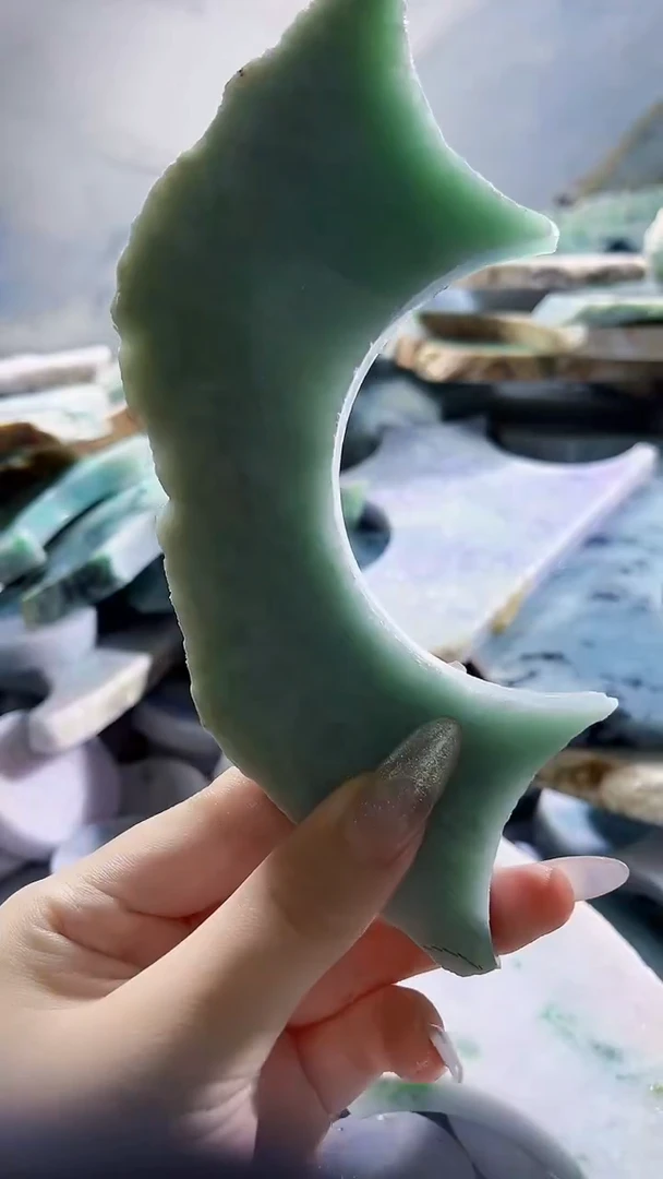 翡翠裸石缅甸翡翠A货晴6079