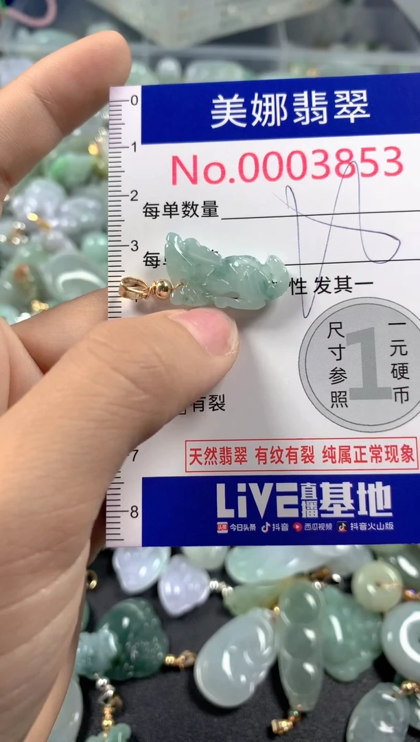 颈饰未镶嵌翡翠3853