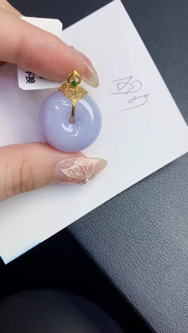 【闪购商品】翡翠颈饰18K金镶嵌000000000000